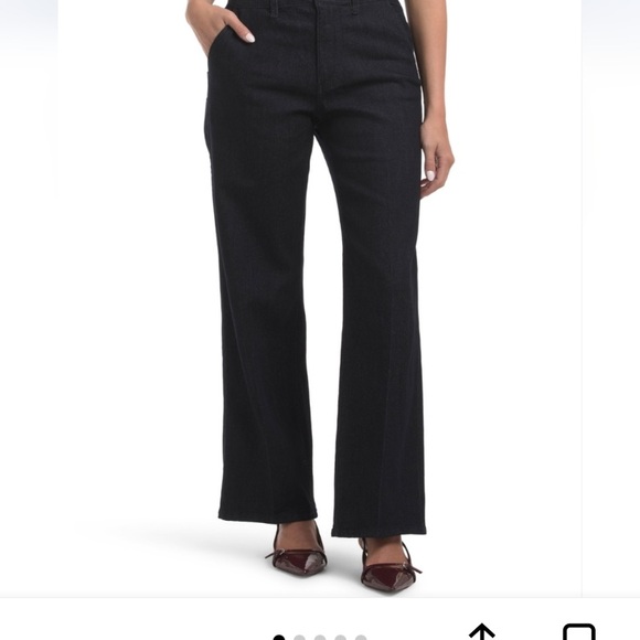 d. jeans Denim - d.jeans Career Dark Blue Wide-Leg Denim